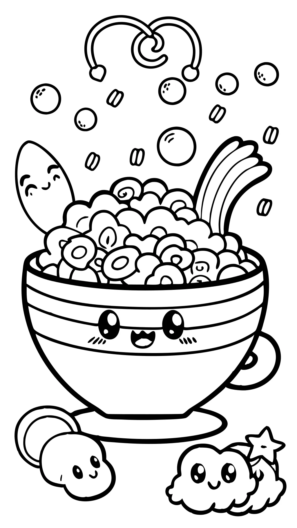 cereal coloring pages